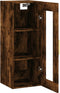 vidaXL - Hangkast - 34,5x34x90 - cm - gerookt - eikenkleurig