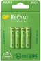 GP ReCyko+ 201242 - Oplaadbare AAA batterijen 950mAh - 4 stuks