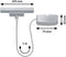Paulmann URail - Voeding 1000W - 1m kabel - Chroom mat