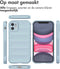 imoshion Hoesje - Geschikt voor iPhone 11 - EasyGrip Backcover - Lichtblauw