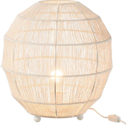 J-Line tafellamp - metaal - mat wit