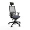 Bureaustoel met hoofdsteun Piqueras y Crespo 1D066G1 Donker grijs
