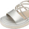 Tamaris COMFORT Essentials - Dames Sandalen - Ronde neus - ZILVER - Maat 39