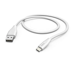 Hama 00125101 - USB A naar USB C Kabel - 1,5 m - Wit