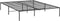 vidaXL - Bedframe - metaal - zwart - 140x200 - cm