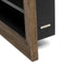 Riviera Maison Spiegel met plankje - Eivissa Mirror Shelf - Gerecycled Eikenhout, Gehard Glas - Bruin