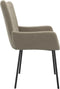 vidaXL - Eetkamerstoelen - 2 - st - fluweel - lichtgrijs