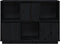 vidaXL - Dressoir - 110,5x35x80 - cm - massief - grenenhout - zwart
