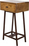 BePureHome Skybox Sidetable - Hout/Metaal - Zwart - 70x45x30