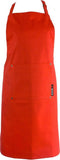 Kook schort uni 70 x 90 cm-rood