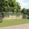 vidaXL - Hondenhok - met - deur - 10x2x1,5 - m - gegalvaniseerd - staal - grijs