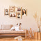 ZEP - Houten multi Fotolijst Vercelli in wit en bruin voor 6 foto's 10x15 cm (afmeting 54 x 33 cm) - DN697W