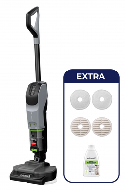 BISSELL SpinWave + Vac Pet Pro - Snoerloze vloerreiniger - Cyclonische zuigkracht - Grijs