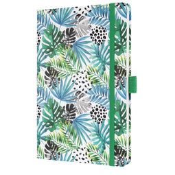 Sigel agenda 2024 - Jolie Beauty - A5 - hardcover - 7 dagen / 2 pagina's - green jungle - SI-J4355