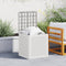 vidaXL - Tuinopbergbox - Wit - 55x53x57 - cm - PP