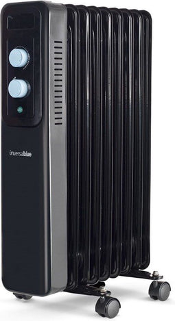 Universal Blue UROIL15009 - Olieradiator (9 kamers) - 1500 W - Zwart