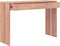 vidaXL - Wandtafel - 110x35x75 - cm - massief - teakhout