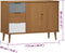 vidaXL - Dressoir - MOLDE - 113x40x80 - cm - massief - grenenhout - bruin