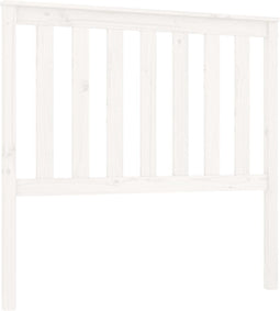 vidaXL - Hoofdbord - 106x6x101 - cm - massief - grenenhout - wit