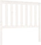 vidaXL - Hoofdbord - 106x6x101 - cm - massief - grenenhout - wit