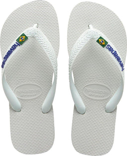Havaianas Brasil logo Slippers - Teenslipper - Rubber - Wit