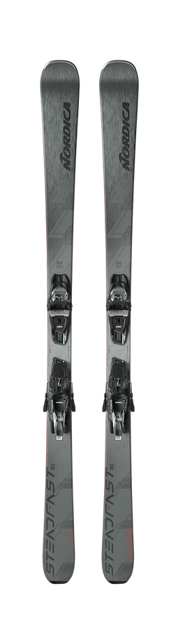 Nordica Steadfast 80 DC - All Mountain ski's - Speels en veelzijdig - Grijs/groen/antraciet 174 cm