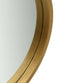 vidaXL - Wandspiegel - met - band - 50 - cm - goudkleurig