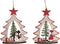 Kerstversiering DKD Home Decor Hout (2 Stuks) (14 x 6 x 18 cm)