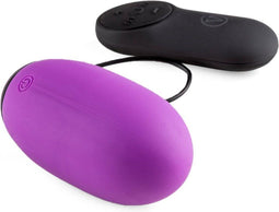 Virgite - Oplaadbaar Vibrerend Eitje - Met Remote Control - G6 - paars