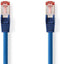 Nedis CAT6 Netwerkkabel - RJ45 Male - RJ45 Male - S/FTP - 1.00 m - Rond - LSZH - Blauw - Envelop