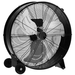 Coast Trommelventilator - 3 Snelheden 1300 CFM - 65 x 37 x 67 cm - Zwart