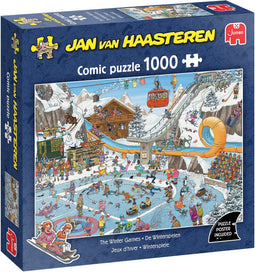 Jan van Haasteren - De Winterspelen - 1000 stukjes puzzel