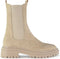 POSH by Poelman LITA - Dames Chelsea Laarzen - Imitatieleer - Beige - Maat 38