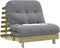 vidaXL Futon slaapbank met matras 90x206x11 cm geïmpregneerd hout-VXL-846765