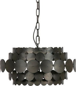 WOOOD Exclusive Kaki Hanglamp - Metaal - Zwart - 26x46x46