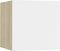 vidaXL - Tv-wandmeubelen - 2 - st - 30,5x30x30 - cm - wit - en - sonoma - eikenkleurig