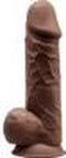 SILEXD - Dildo Dual Density Mod. 4 - 8.5 Brown
