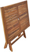 vidaXL - Tuintafel - inklapbaar - 120x70x75 - cm - massief - acaciahout