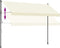 vidaXL - Luifel - uittrekbaar - 350x150 - cm - stof - en - staal - crèmekleurig