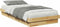 vidaXL - Bedframe - zonder - matras - 80x200 - cm - massief - eikenhout