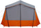 vidaXL - Tent - 5-persoons - waterdicht - grijs - en - oranje