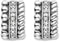 TI SENTO Dames Oorbellen - 925 zilver - Zirconia wit - 7604ZI
