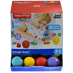 Fisher Price Dough Dots Kleiballetje 4 Stuks Assorti