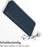 Accezz Samsung Galaxy S21 - Book Case - Echt Nappa leer met pasjeshouder - Donkerblauw