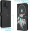 iMoshion Hoesje Geschikt voor Samsung Galaxy A21s Hoesje Met Pasjeshouder - iMoshion Design Softcase Bookcase - Zwart / Meerkleurig / Dreamcatcher