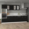 vidaXL - Vaatwasserpaneel - Lyon - 45x3x67 - cm - bewerkt - hout - zwart