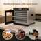 Fornello Voedseldroger - Dehydrator - Digitale bediening - RVS / Zwart