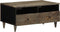 vidaXL - Salontafel - 80x54x40 - cm - massief - mangohout - lichtgrijs