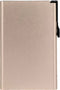 Clicksafe pasjeshouder - RFID - 8 pasjes - aluminium - champagne - JU-953000
