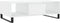 vidaXL - Salontafel - 104x60x35 - cm - bewerkt - hout - hoogglans - wit